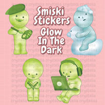 Smiski Glow in the Dark Stickers